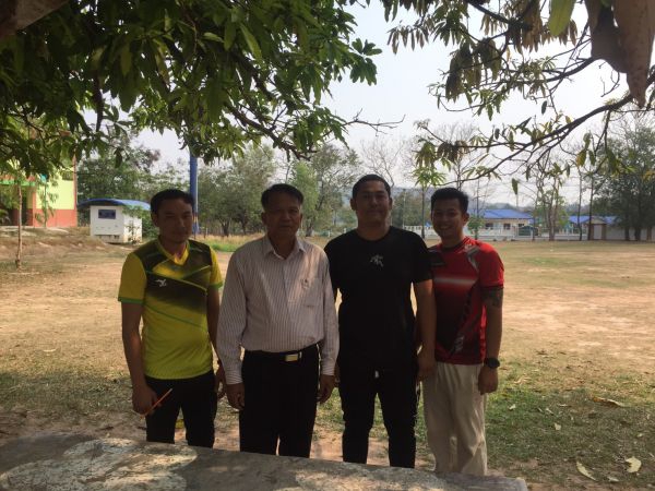 กิจกรรมดำเนินการ สำรวจสนามฟุตบอล โรงเรียนคำฮีเบญจวิทย์