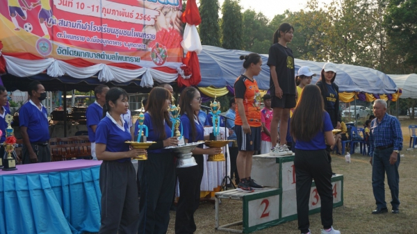 งานกีฬาต้านยาเสพติด เทศบาลตำบลโพนทราย 2566