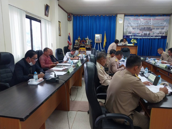 ประชุมสภาเทศบาลตำบลโพนทราย สมัยสามัญ สมัยที่ ๓/๒๕๖๖ ครั้งที่ ๓ วันที่ ๓๐ สิงหาคม ๒๕๖๖